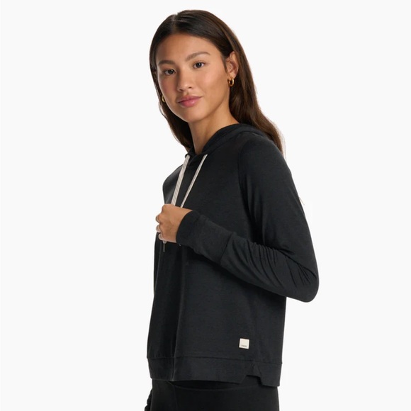 Vuori Black Heather Halo Essential Hoodie - Picture 2 of 5
